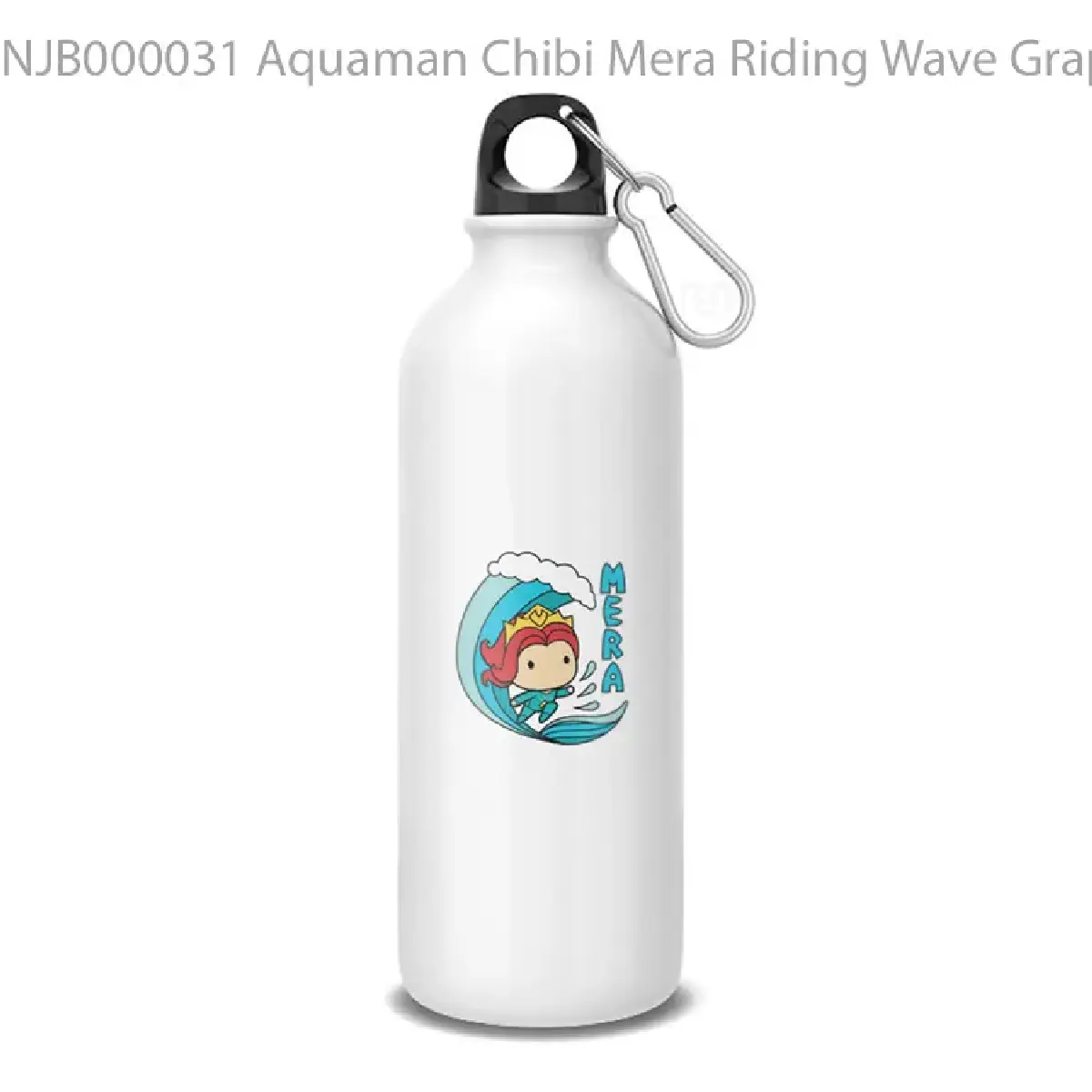 Aquaman Chibi Mera Riding Wave Graphic Botol Air Minum
