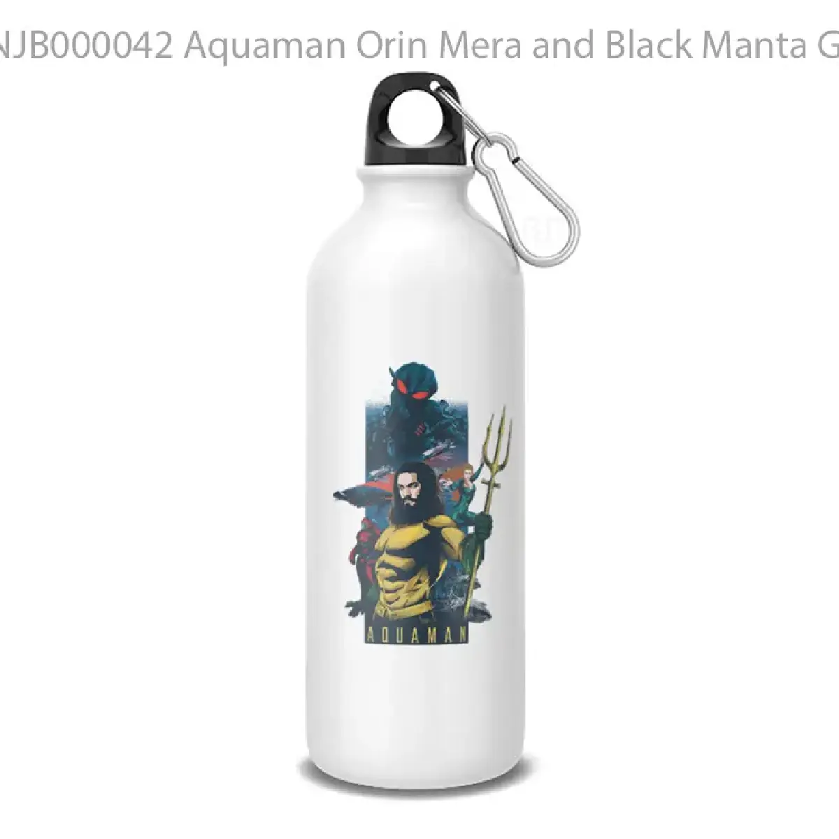 Aquaman Orin Mera and Black Manta Graphic Botol Air Minum