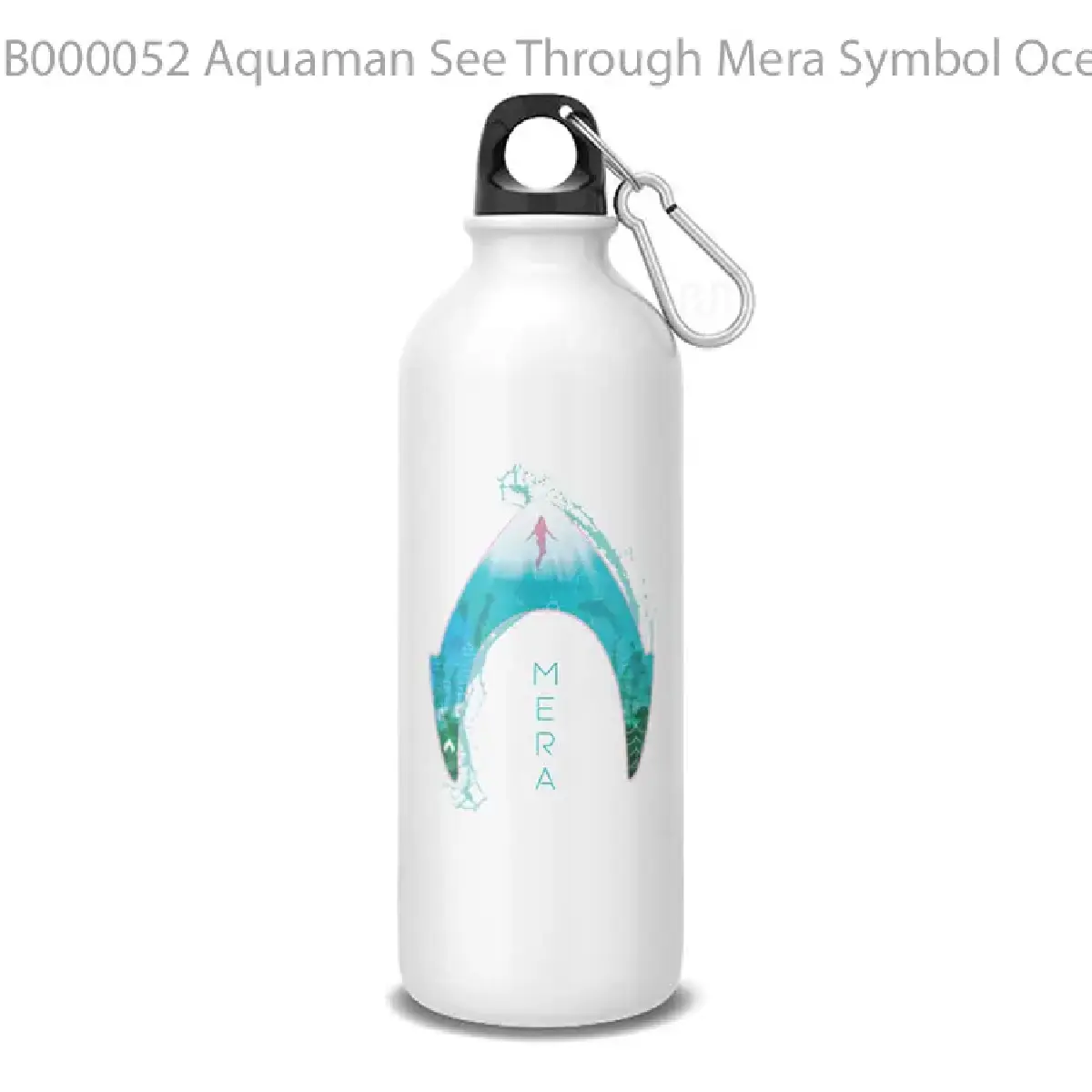 Aquaman See Through Mera Symbol Ocean Graphic Botol Air Minum