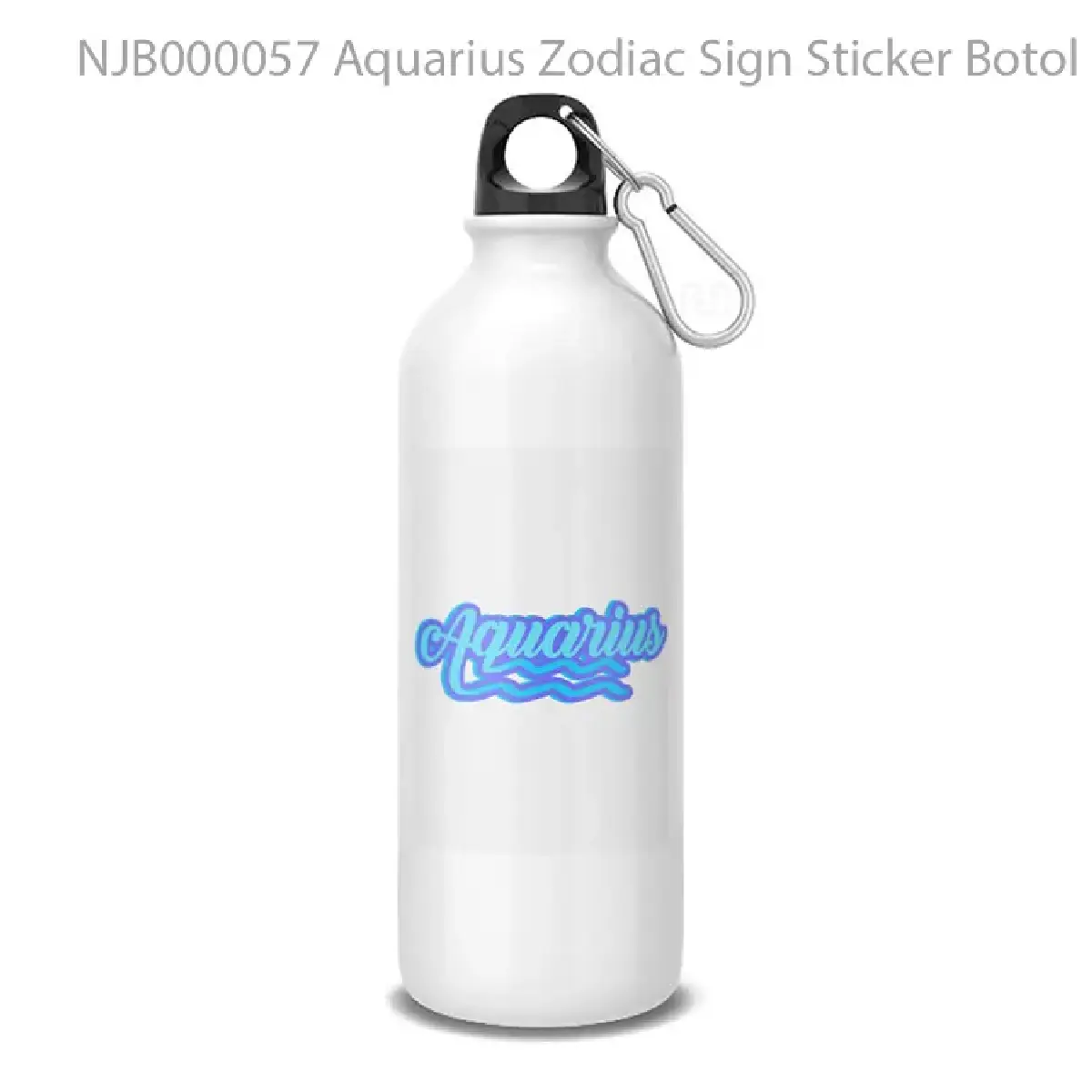 Aquarius Zodiac Sign Sticker Botol Air Minum