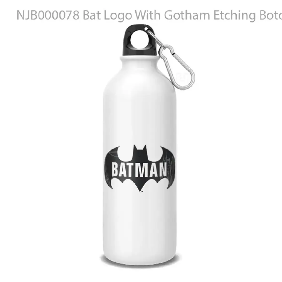 Bat Logo With Gotham Etching Botol Air Minum