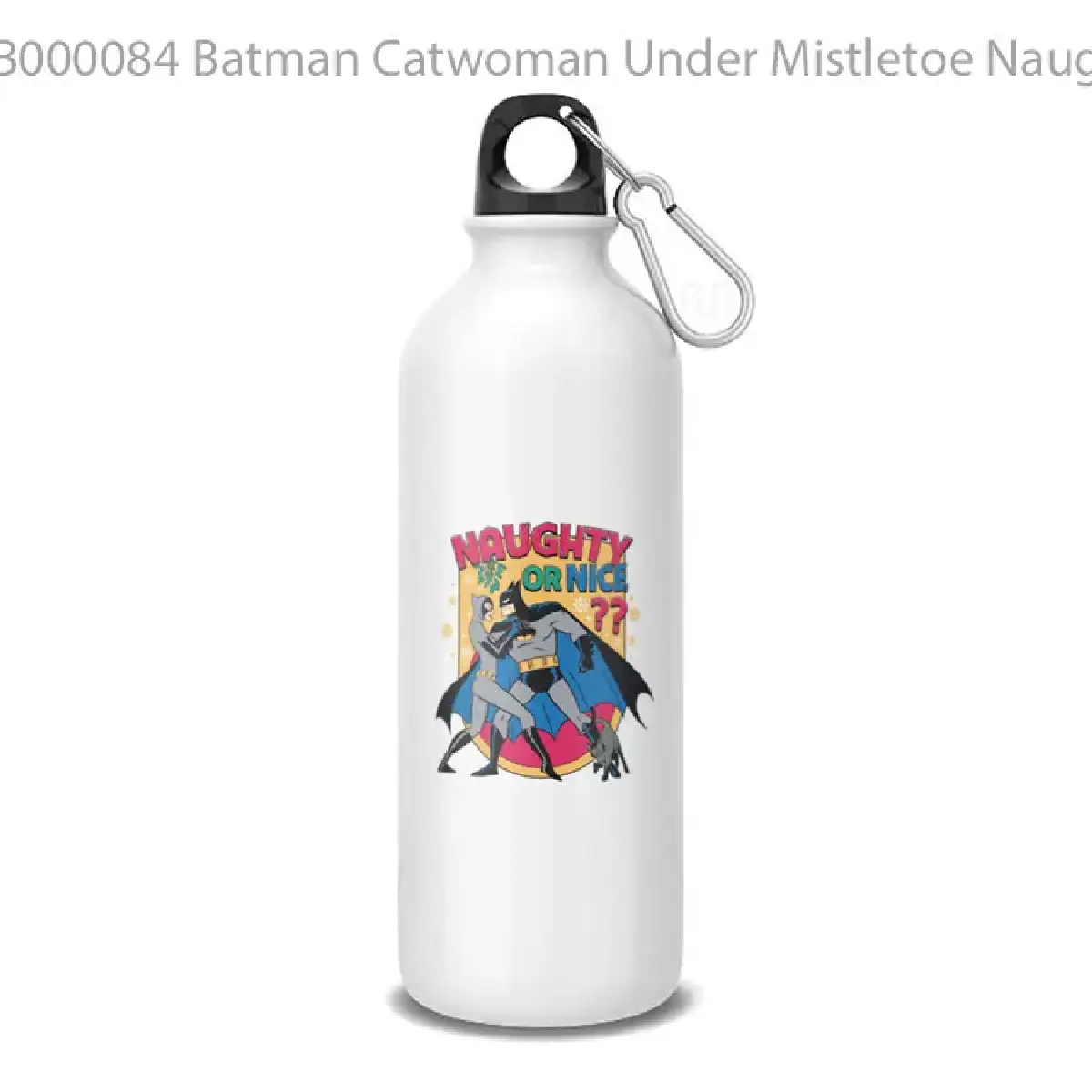 Batman Catwoman Under Mistletoe Naughty Or Nicey Botol Air Minum