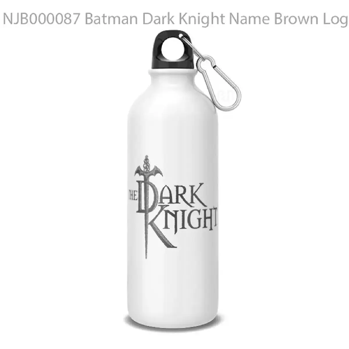 Batman Dark Knight Name Brown Logo y Botol Air Minum