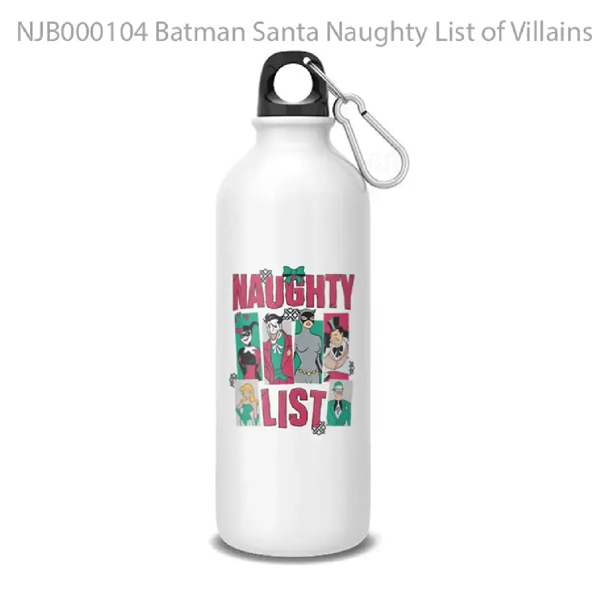 Batman Santa Naughty List of Villains Botol Air Minum
