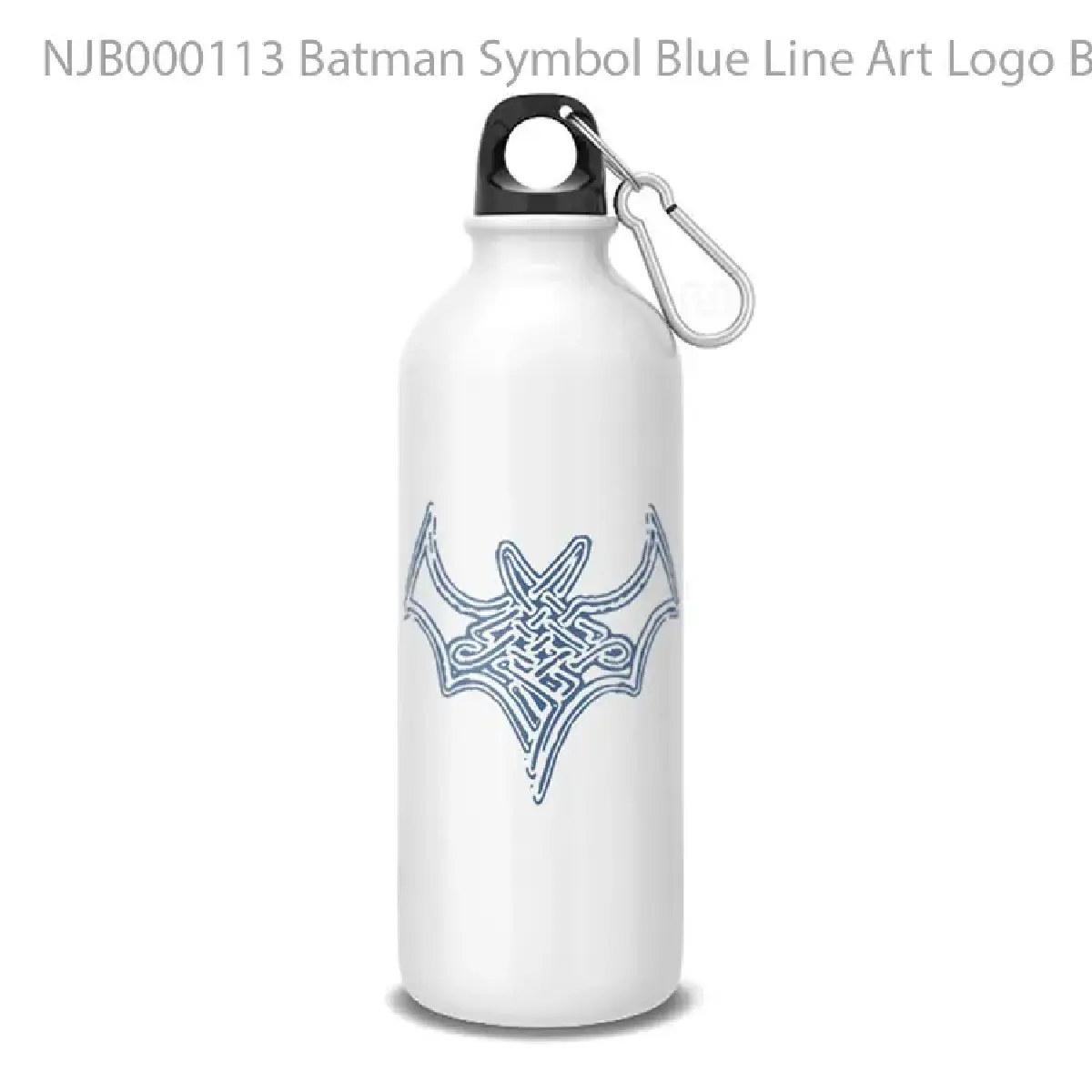Batman Symbol Blue Line Art Logo Botol Air Minum