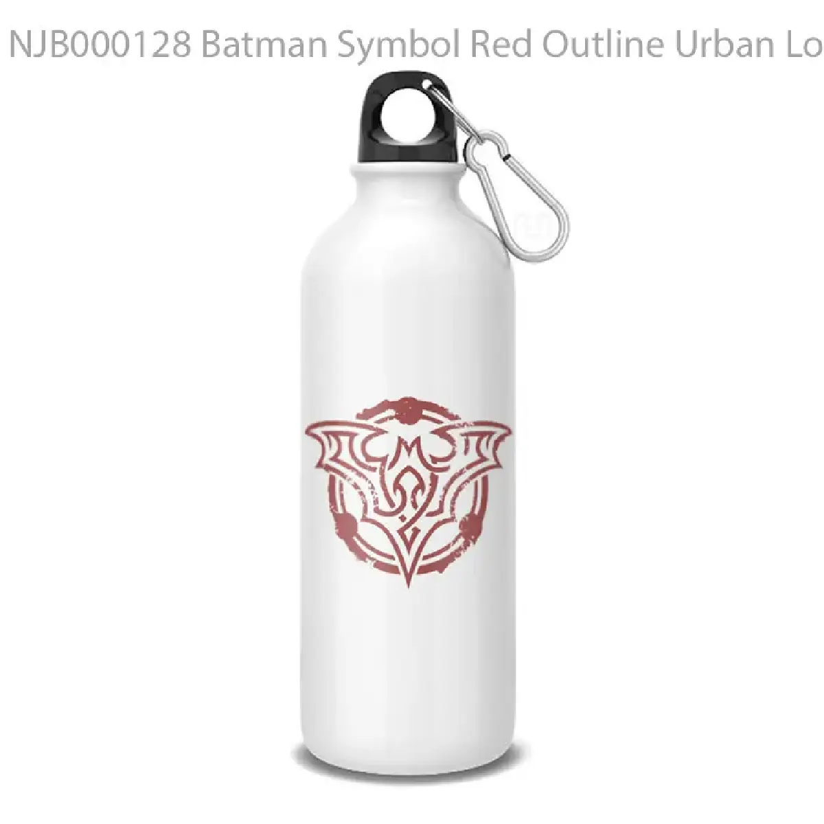 Batman Symbol Red Outline Urban Logo Botol Air Minum