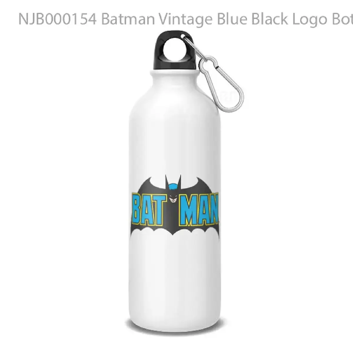 Batman Vintage Blue Black Logo Botol Air Minum