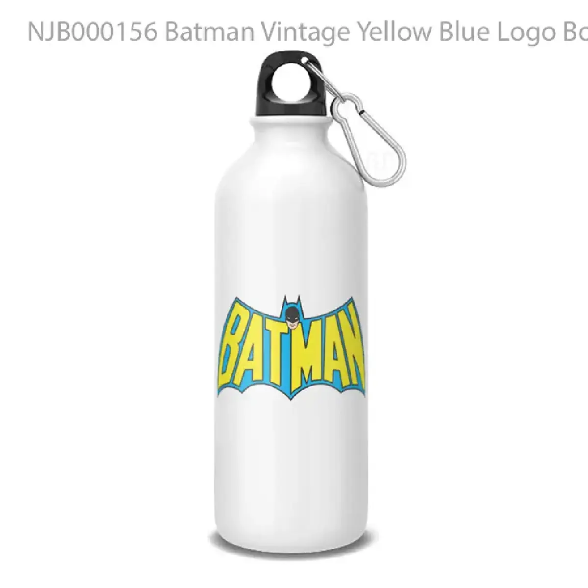 Batman Vintage Yellow Blue Logo Botol Air Minum