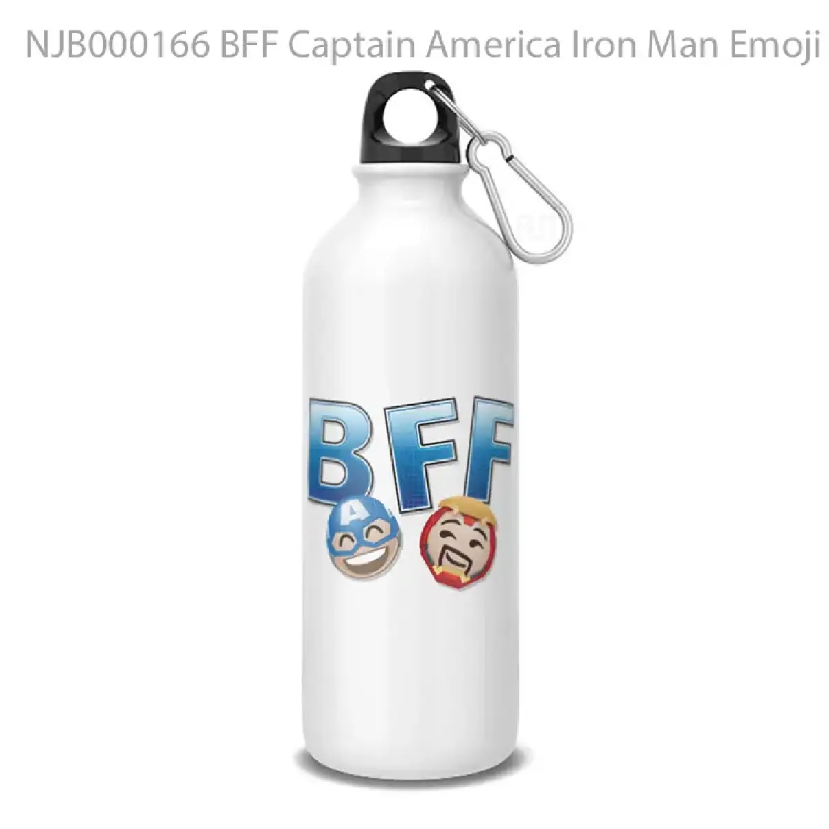 BFF Captain America Iron Man Emoji Botol Air Minum