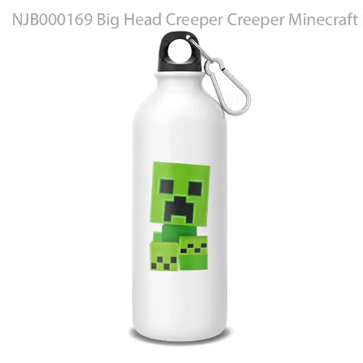 Big Head Creeper Creeper Minecraft Botol Air Minum