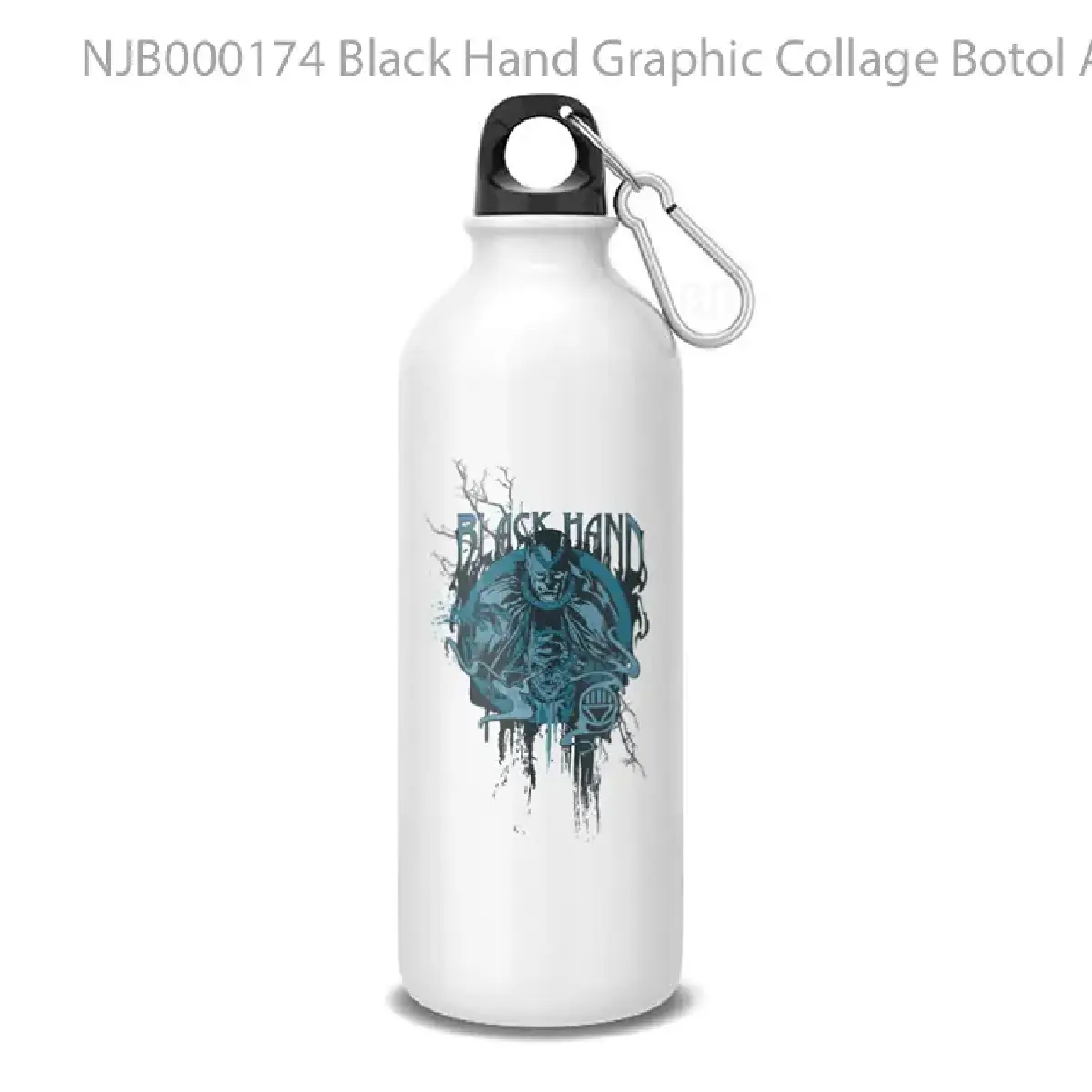Black Hand Graphic Collage Botol Air Minum
