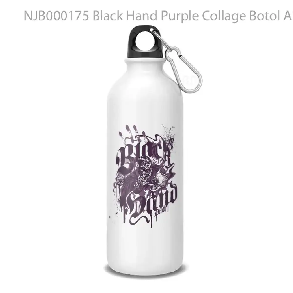Black Hand Purple Collage Botol Air Minum
