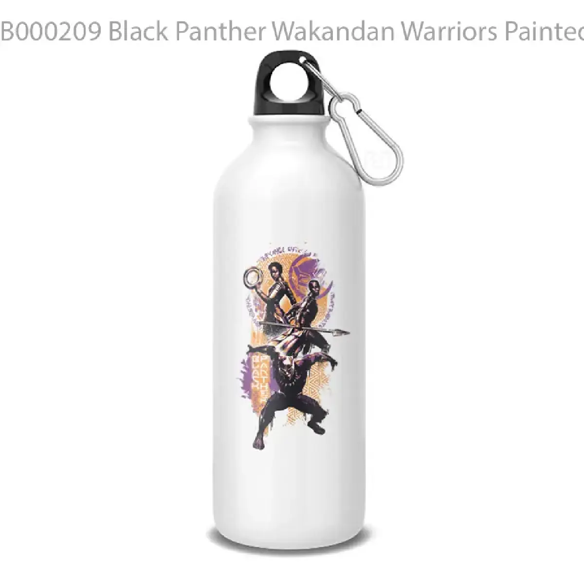 Black Panther Wakandan Warriors Painted Graphic M Botol Air Minum