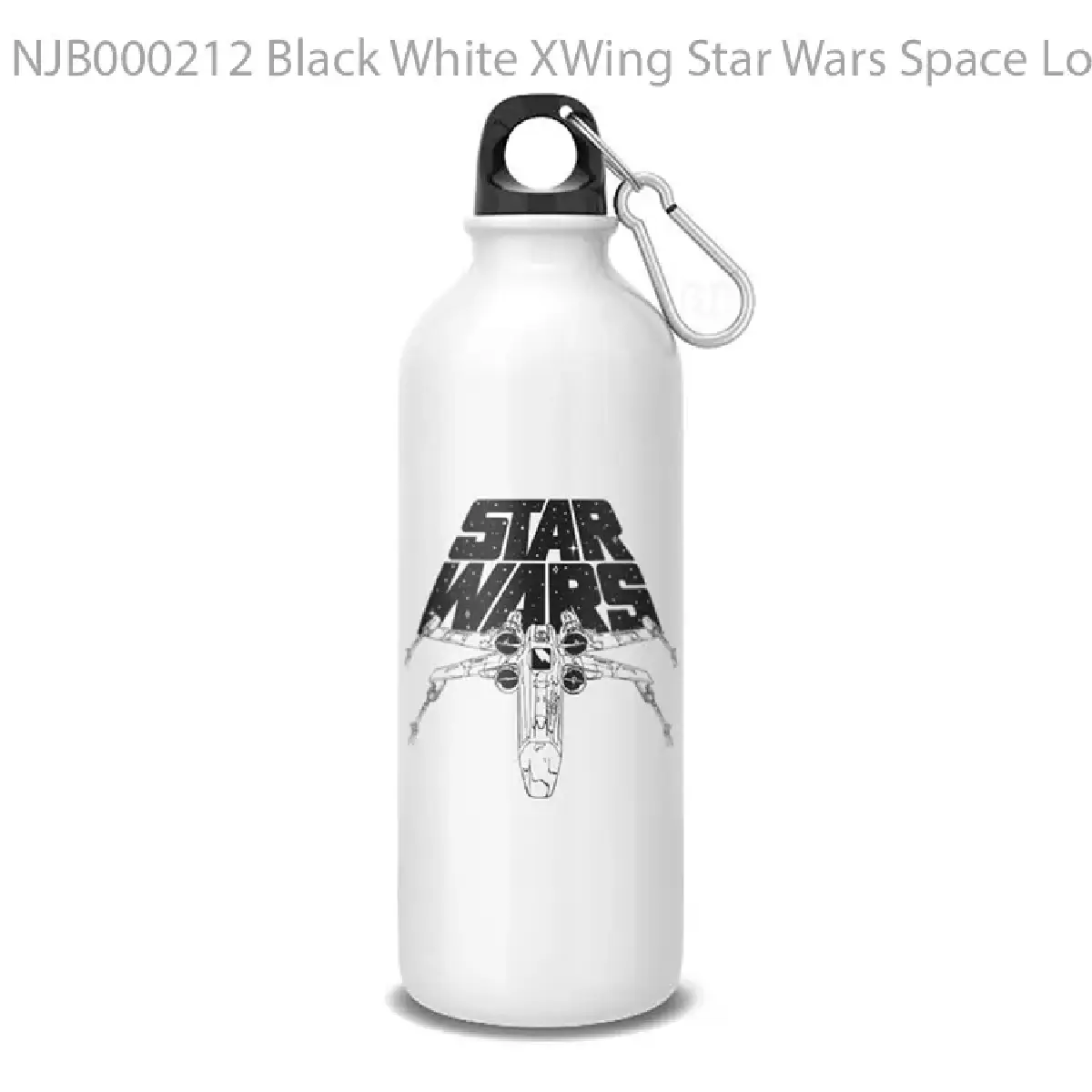 Black White XWing Star Wars Space Logo Botol Air Minum