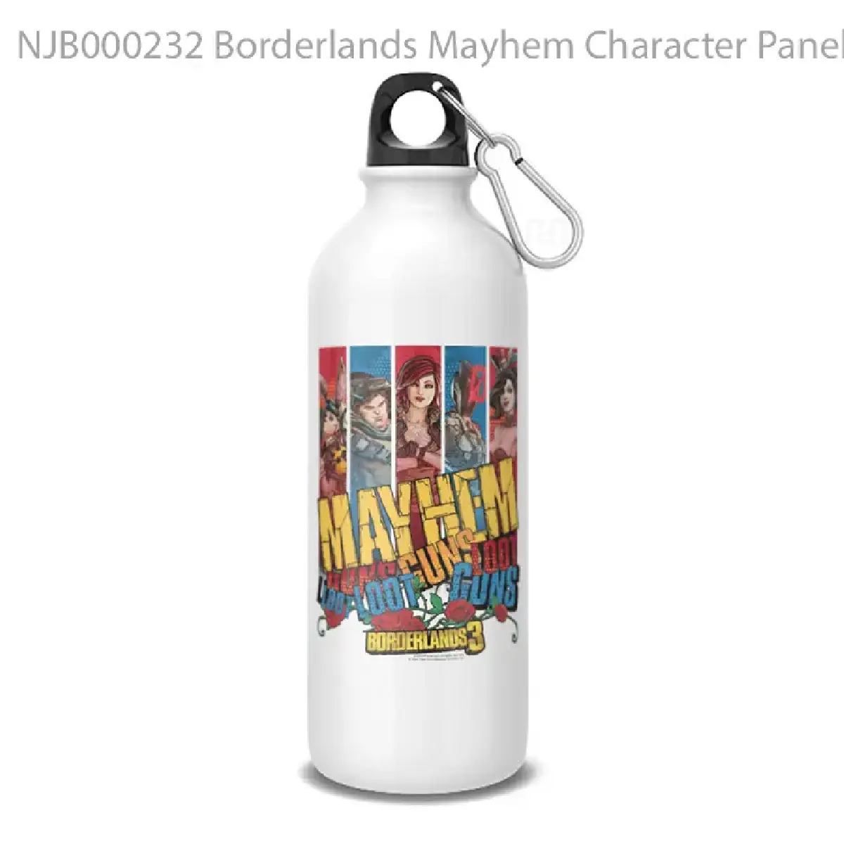 Borderlands Mayhem Character Panels Botol Air Minum