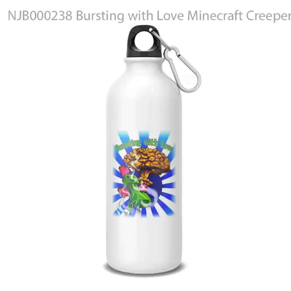 Bursting with Love Minecraft Creeper Botol Air Minum