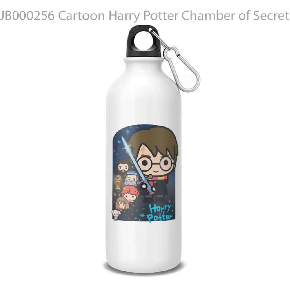 Cartoon Harry Potter Chamber of Secrets Graphic Botol Air Minum
