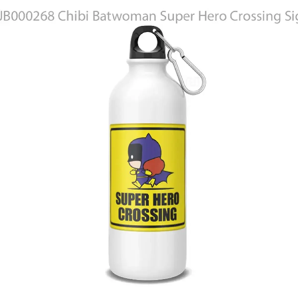 Chibi Batwoman Super Hero Crossing Sign Coview Botol Air Minum