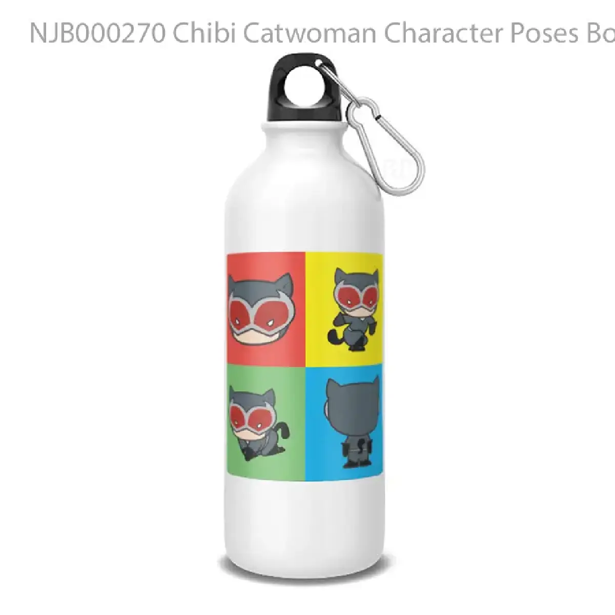 Chibi Catwoman Character Poses Botol Air Minum
