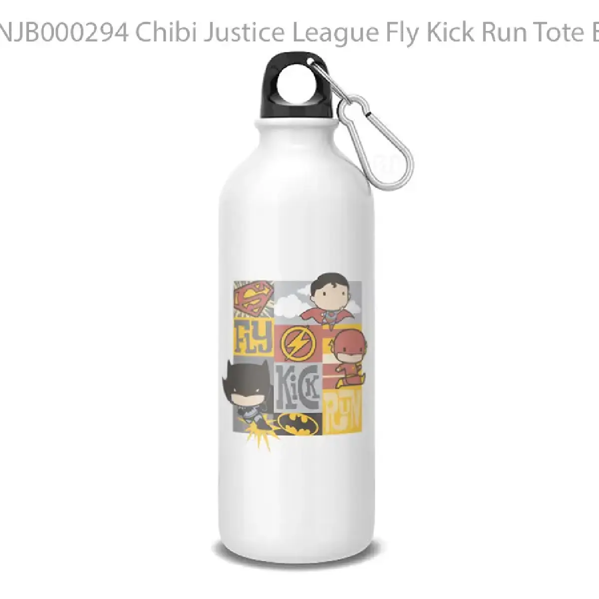 Chibi Justice League Fly Kick Run Tote Bview Botol Air Minum