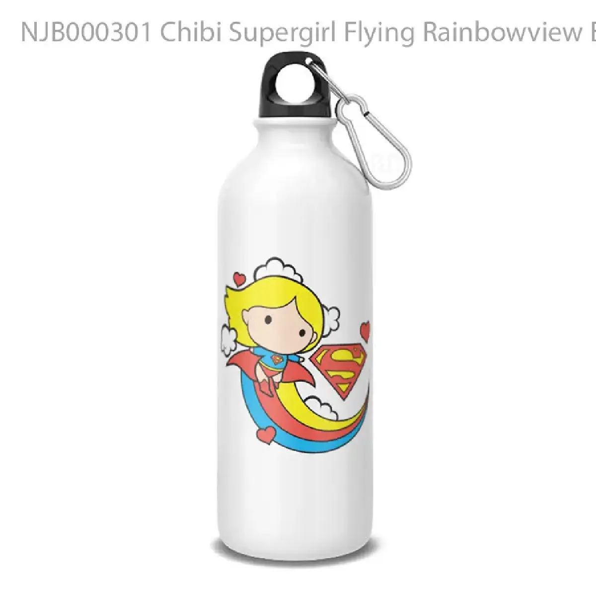 Chibi Supergirl Flying Rainbowview Botol Air Minum