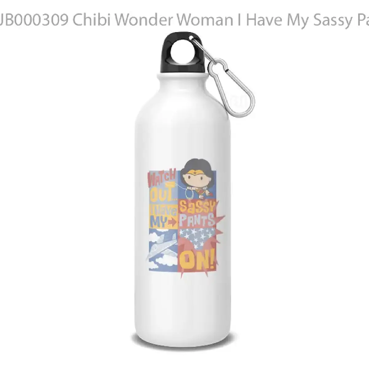 Chibi Wonder Woman I Have My Sassy Pantsyview Botol Air Minum