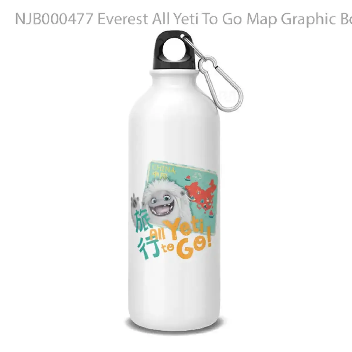 Everest All Yeti To Go Map Graphic Botol Air Minum