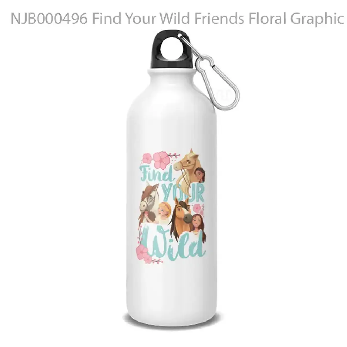 Find Your Wild Friends Floral Graphic Botol Air Minum