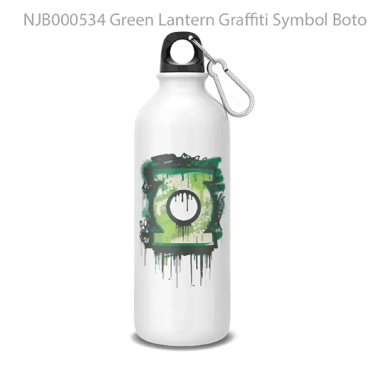 Green Lantern Graffiti Symbol Botol Air Minum