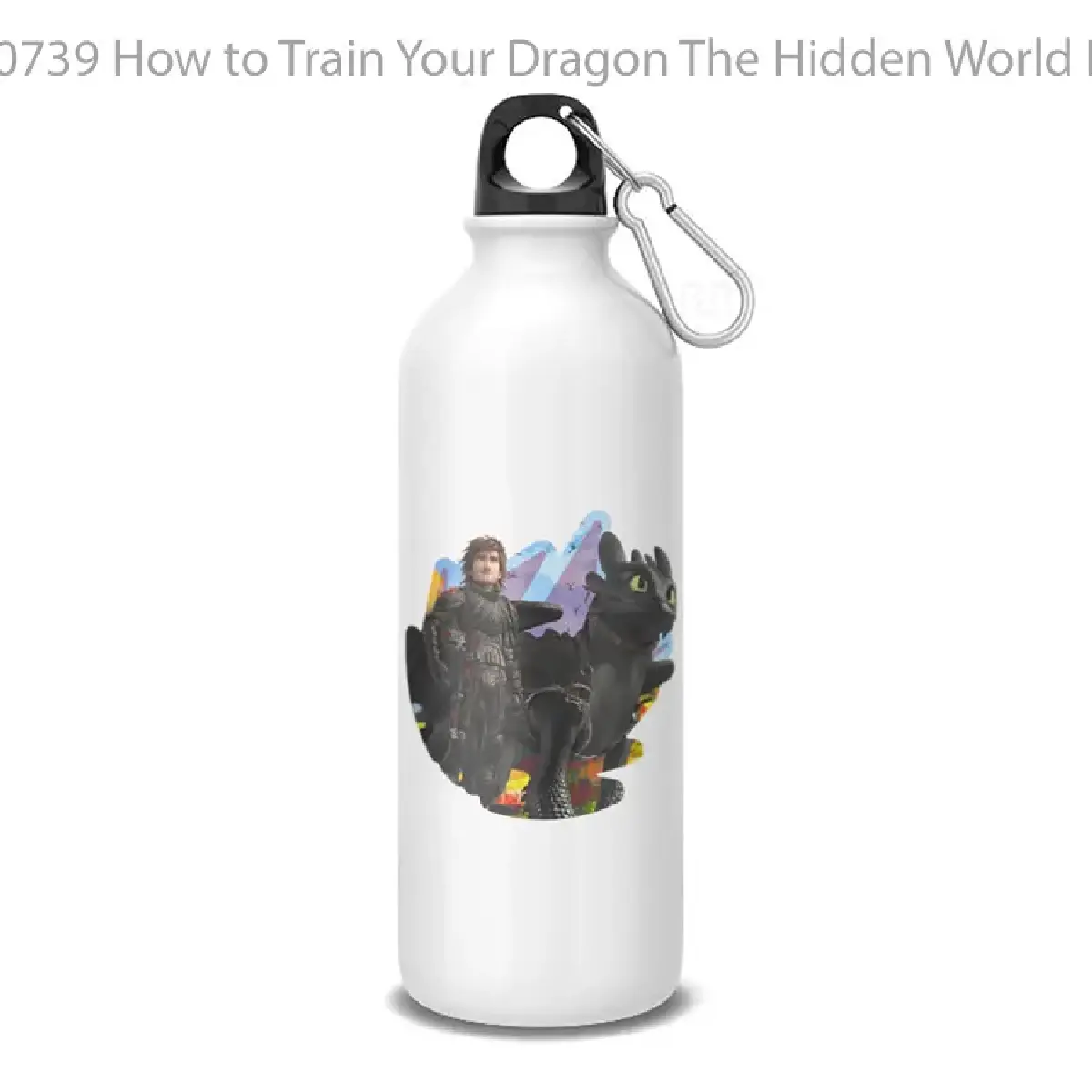 How to Train Your Dragon The Hidden World Hiccup Toothless In Arm Botol Air Minum