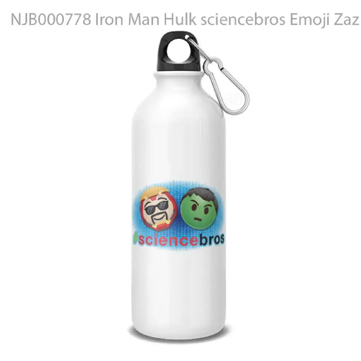 Iron Man Hulk sciencebros Emoji Zaz Botol Air Minum