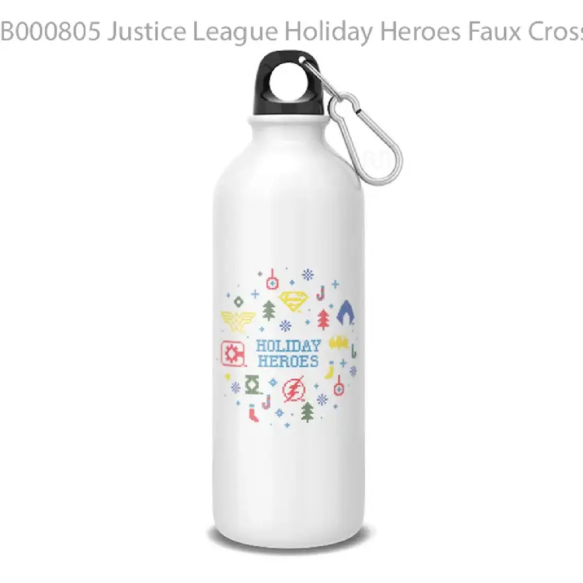 Justice League Holiday Heroes Faux Cross Stitchview Botol Air Minum