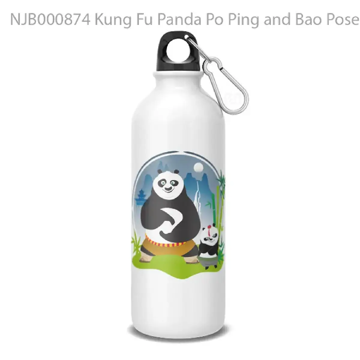 Kung Fu Panda Po Ping and Bao Pose Botol Air Minum
