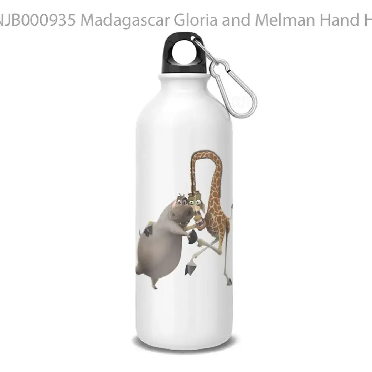Madagascar Gloria and Melman Hand Holding Botol Air Minum