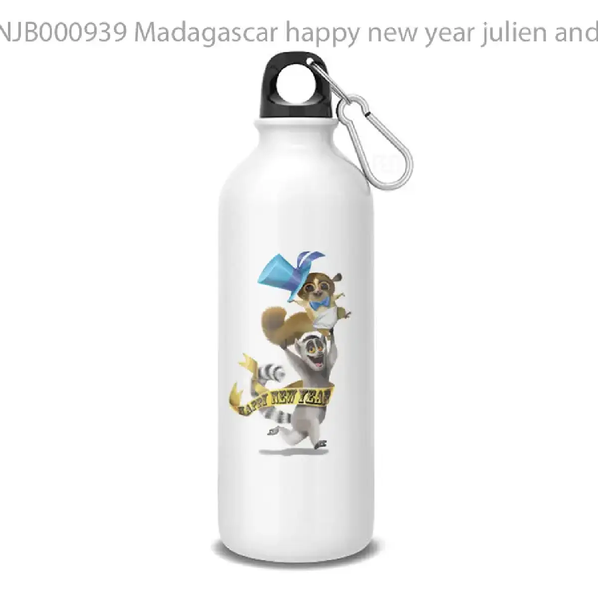 Madagascar happy new year julien and mort Botol Air Minum