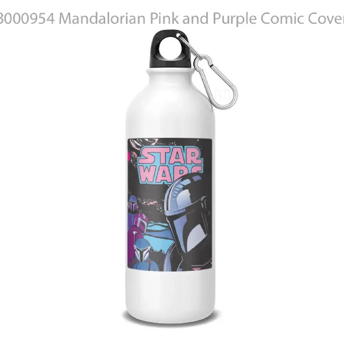 Mandalorian Pink and Purple Comic Cover Two Tone Co Botol Air Minum