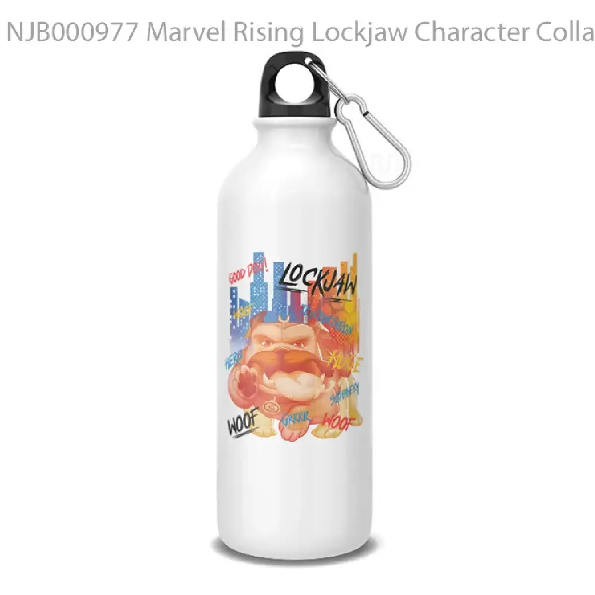 Marvel Rising Lockjaw Character Collage Botol Air Minum