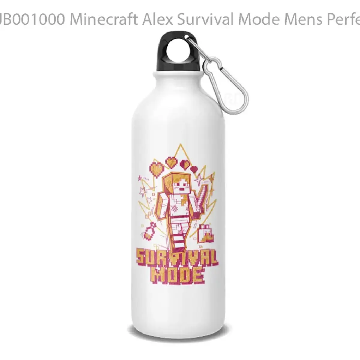 Minecraft Alex Survival Mode Mens Perfect Tee Byy Botol Air Minum