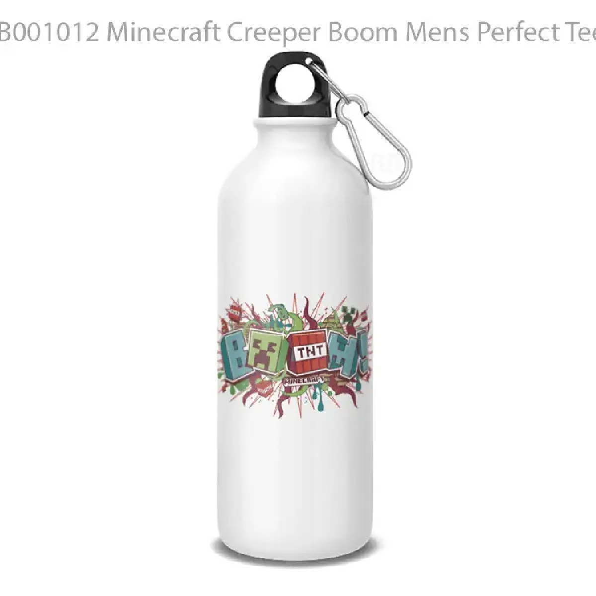 Minecraft Creeper Boom Mens Perfect Tee By Minecra Botol Air Minum