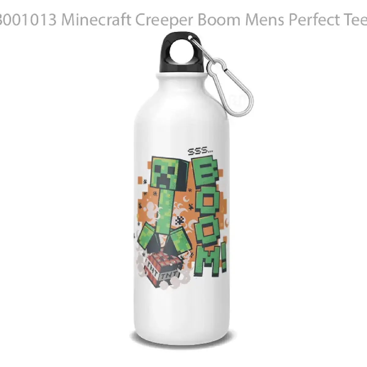 Minecraft Creeper Boom Mens Perfect Tee By Minecra_1 Botol Air Minum