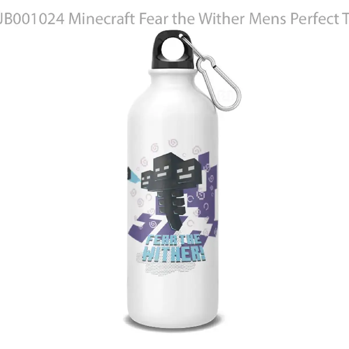 Minecraft Fear the Wither Mens Perfect Tee Byyyth Botol Air Minum