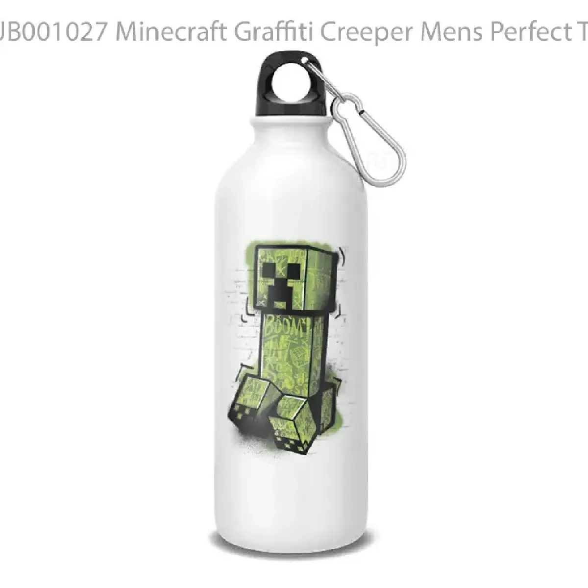 Minecraft Graffiti Creeper Mens Perfect Tee By Min Botol Air Minum