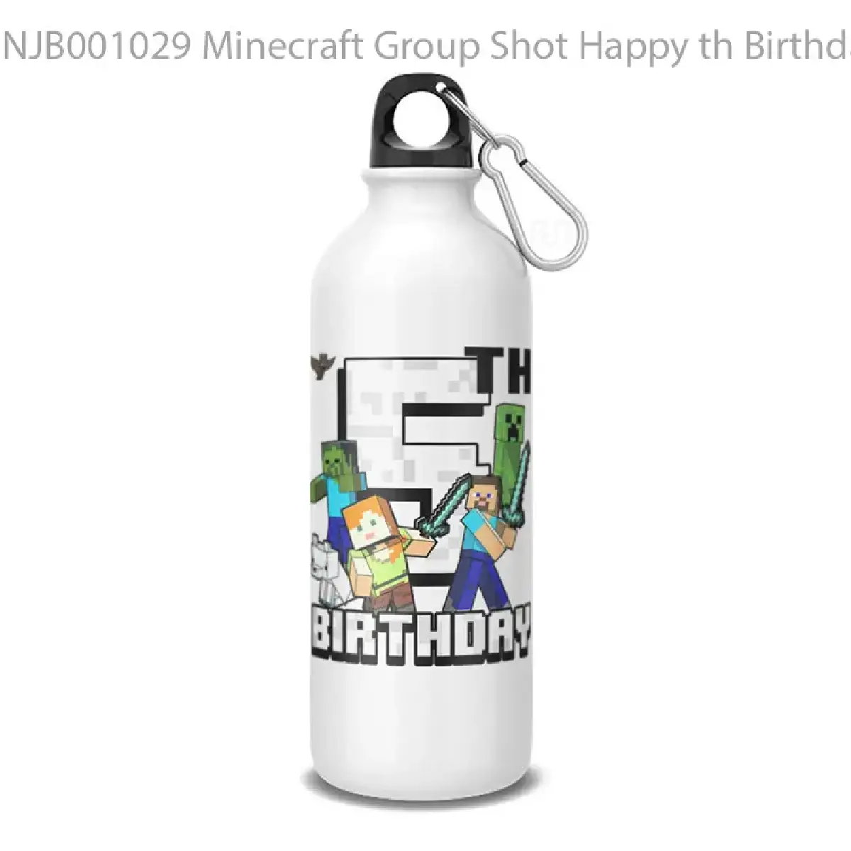Minecraft Group Shot Happy th Birthday y Botol Air Minum