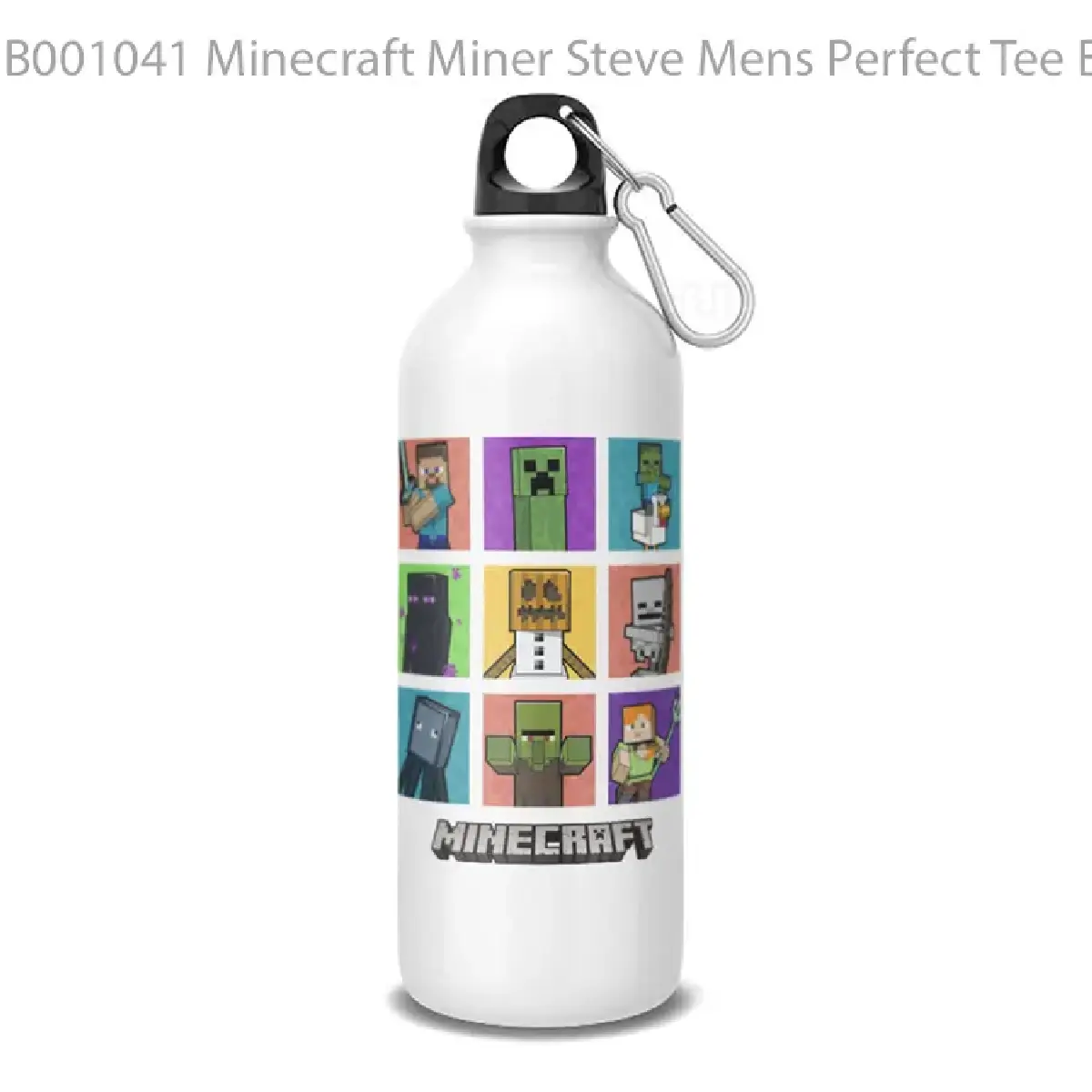 Minecraft Miner Steve Mens Perfect Tee By Minecraf Botol Air Minum