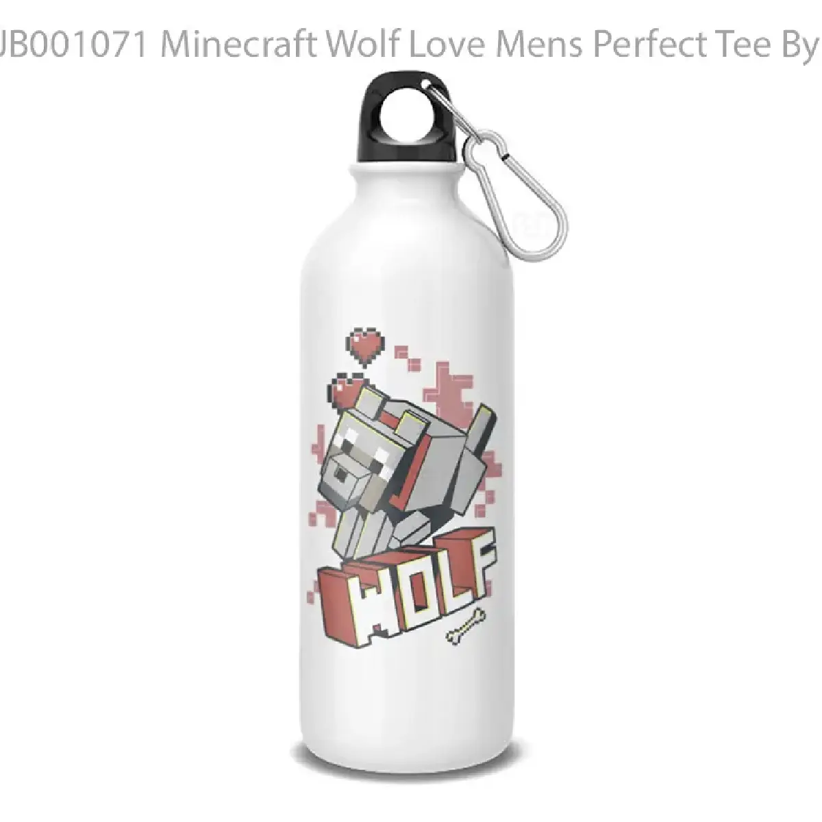 Minecraft Wolf Love Mens Perfect Tee By Minecraft Botol Air Minum