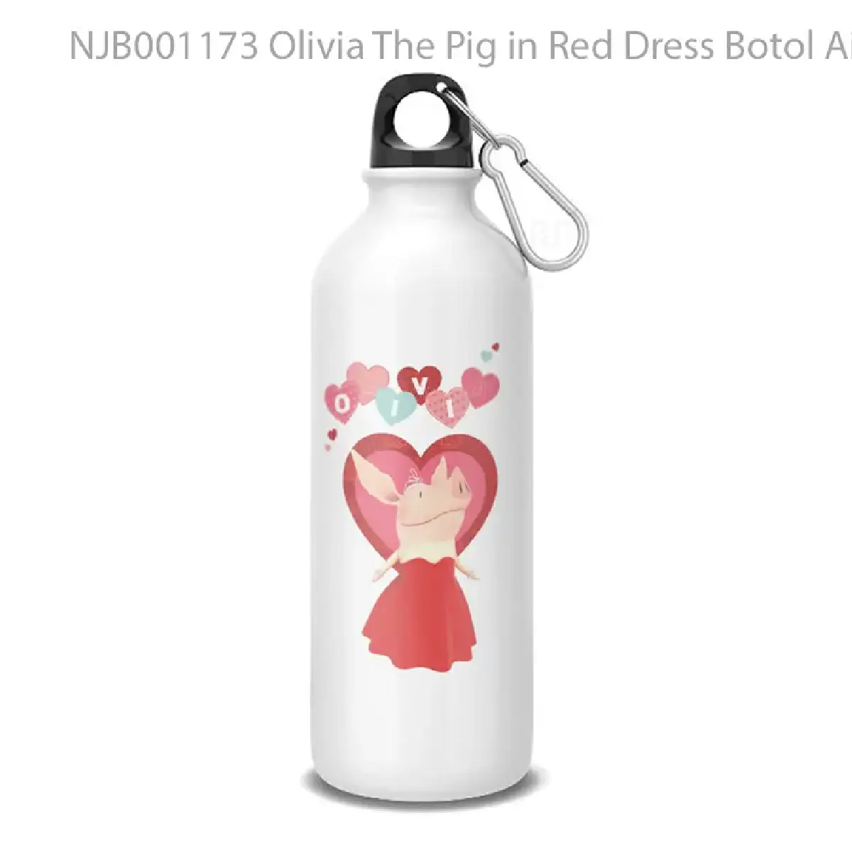 Olivia The Pig in Red Dress Botol Air Minum