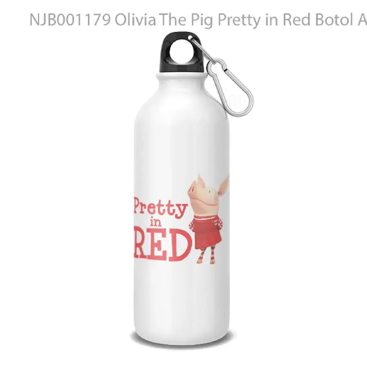 Olivia The Pig Pretty in Red Botol Air Minum