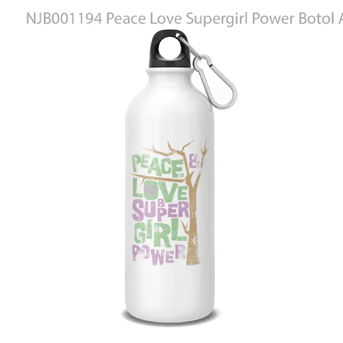Peace Love Supergirl Power Botol Air Minum