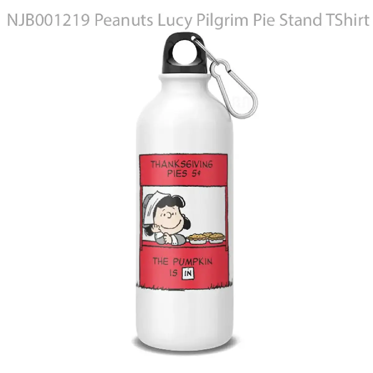 Peanuts Lucy Pilgrim Pie Stand TShirt Z Botol Air Minum