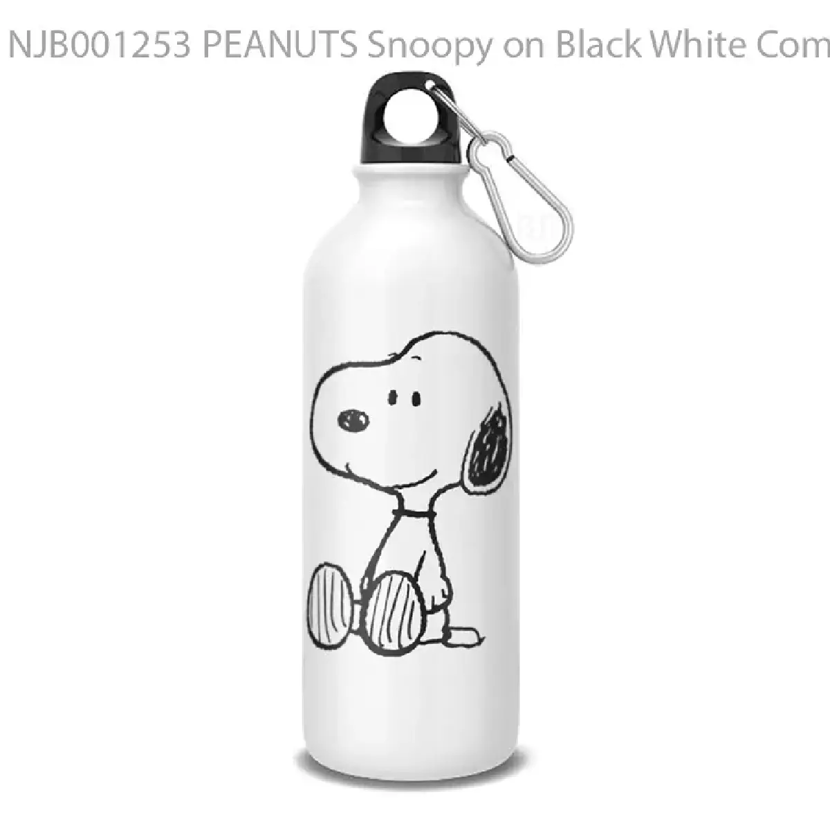 PEANUTS Snoopy on Black White Comics Botol Air Minum